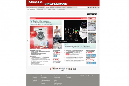 Miele Center Online Shop